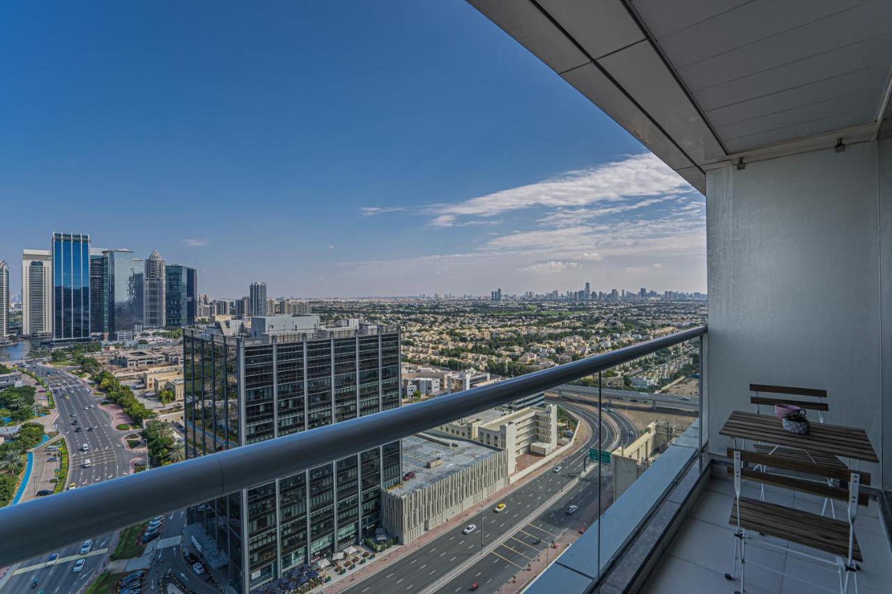 Higuests - Modern Studio With Incredible City Skyline View Ντουμπάι Εξωτερικό φωτογραφία